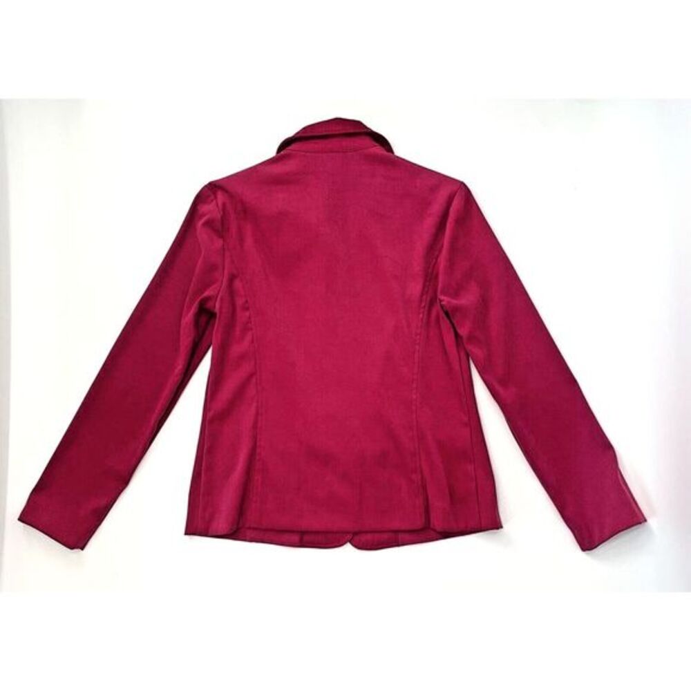Counterparts Hot Pink Fit Suede Looking Women's Jacket/Blazer Size 6 - Picture 7 of 7